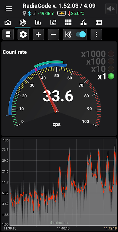 RadiaCode スクリーンショット 1