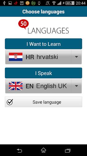 Learn Croatian - 50 languages Captura de pantalla 1