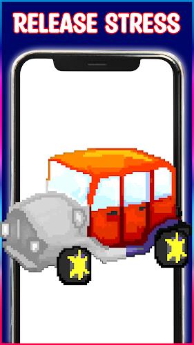 Cars Pixel Art Color by Number Zrzut ekranu 1