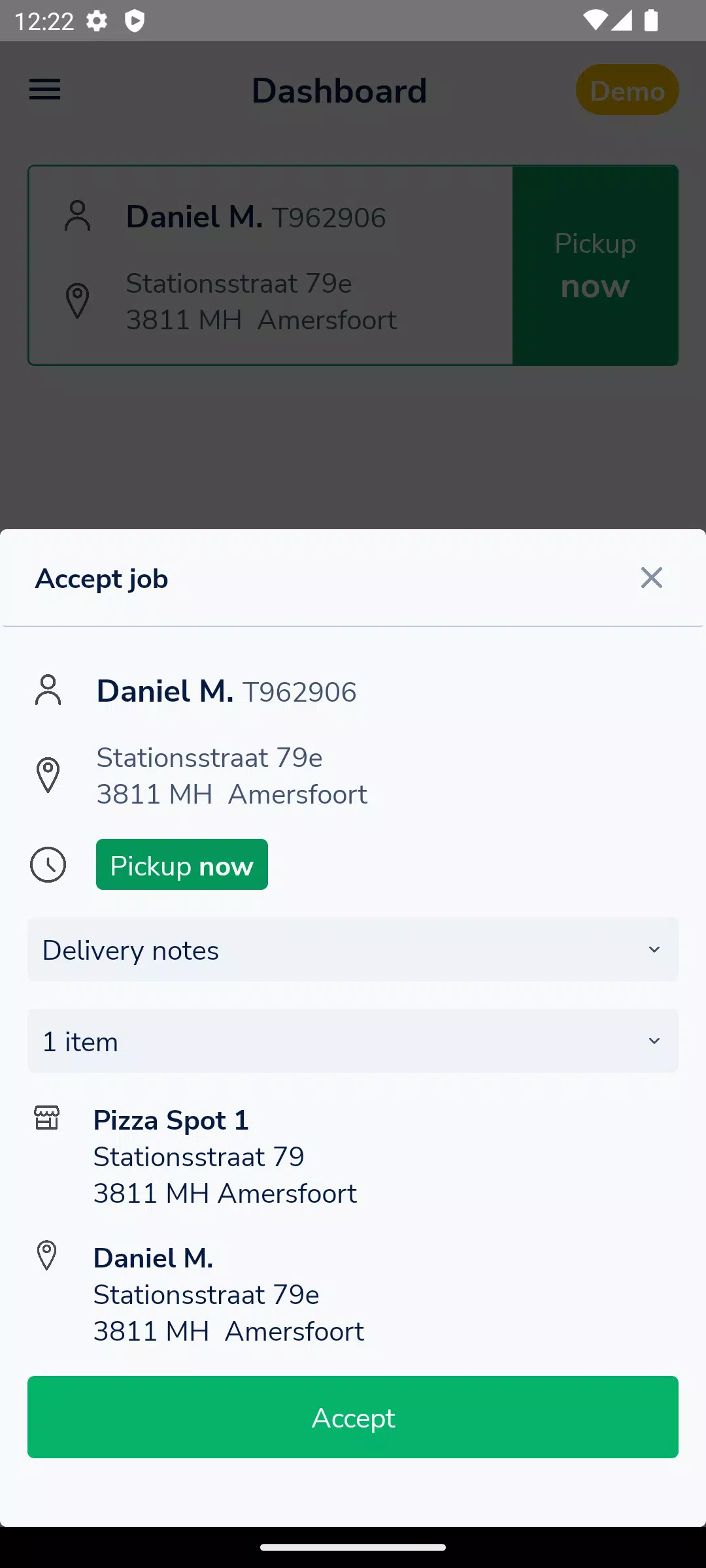 Deliverect for Couriers Screenshot 3