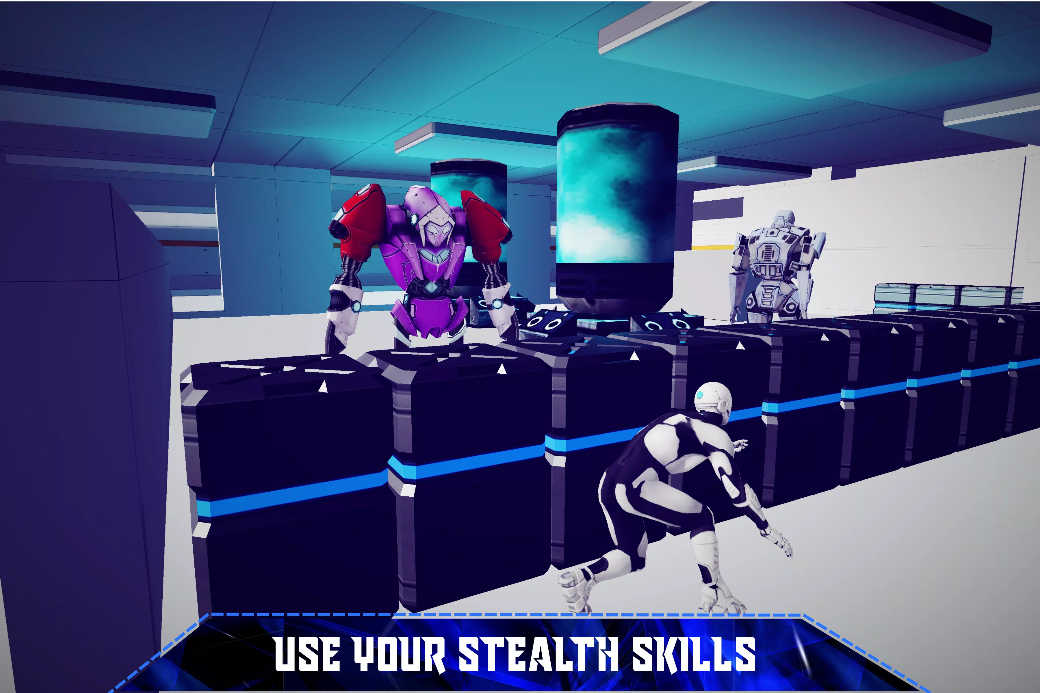 Escape Robot Facility: 3D Cosmic Galaxy Captura de pantalla 1