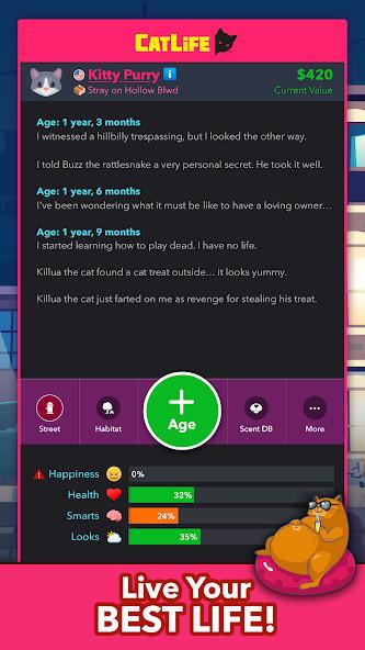 Schermata BitLife Cats - CatLife 3