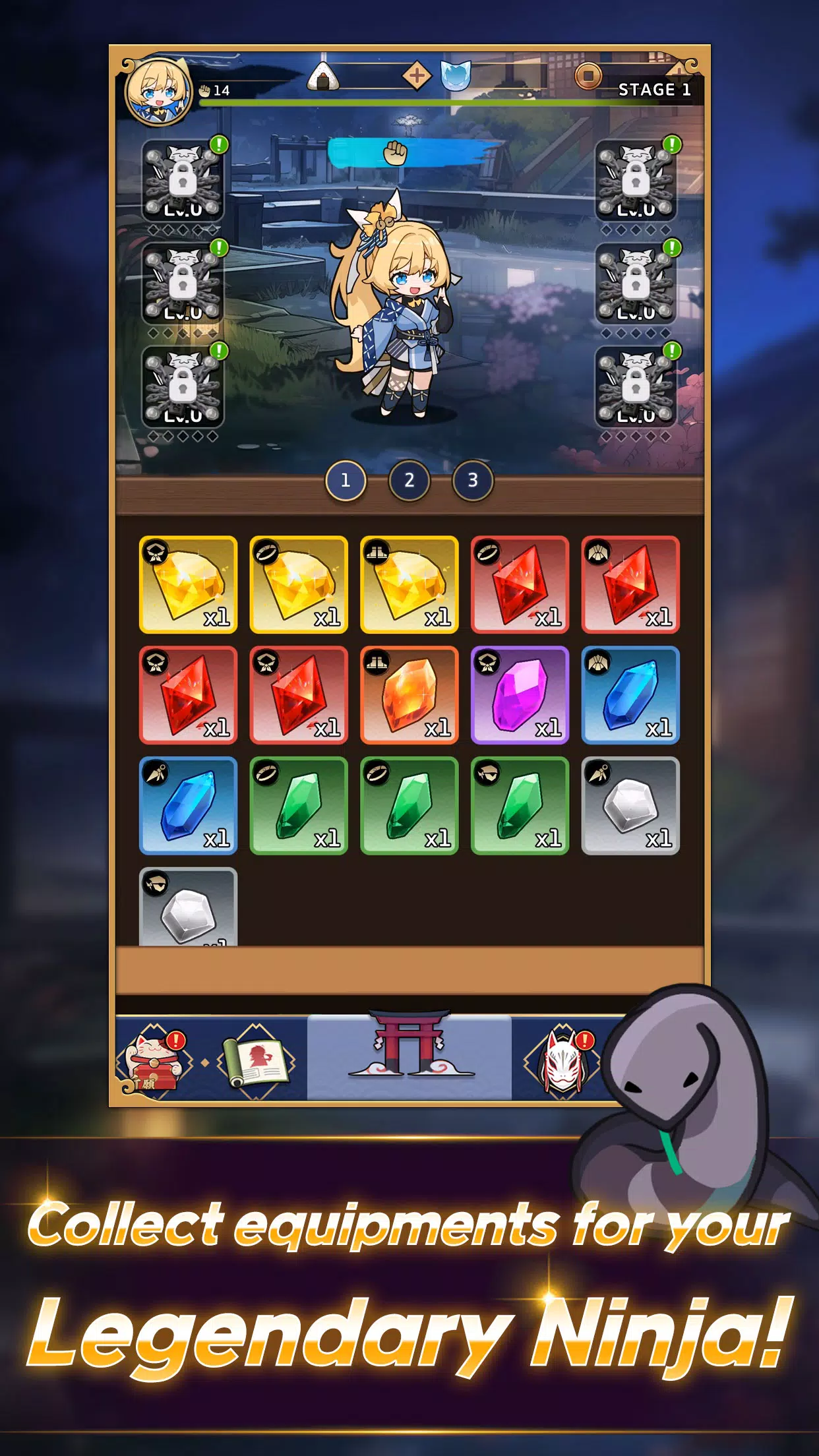 Ninja Defenders : Cat Shinobi應用截圖第3張
