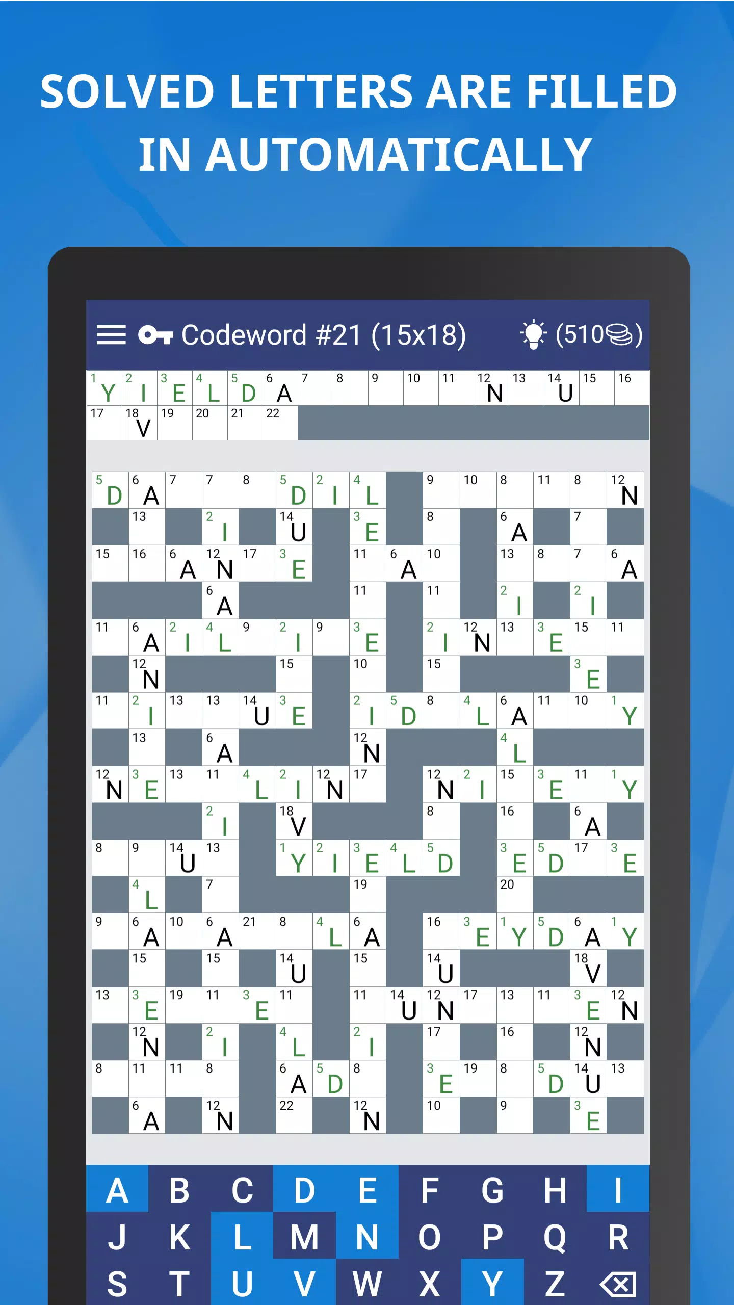 Keywords — Codeword Puzzle Скриншот 3