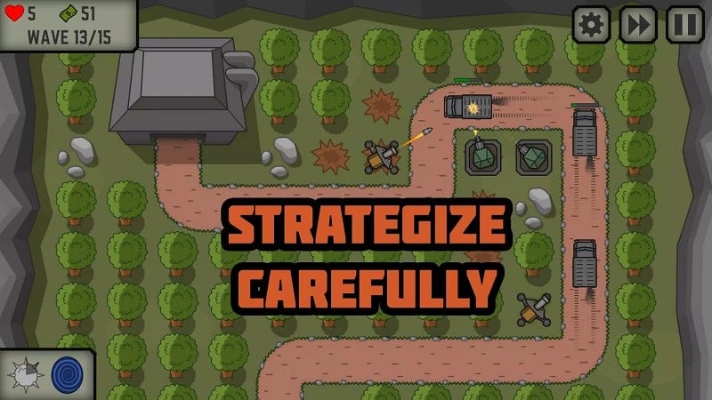 Tactical War: Tower Defense Schermafbeelding 1