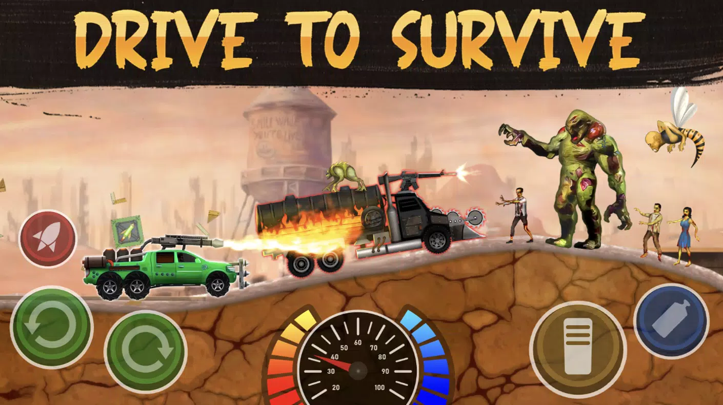 Zombie Crash Racing 스크린샷 0