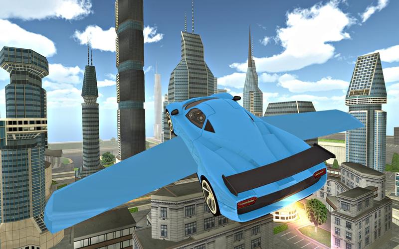 Flying Car Simulator Xtreme 3D Captura de tela 2