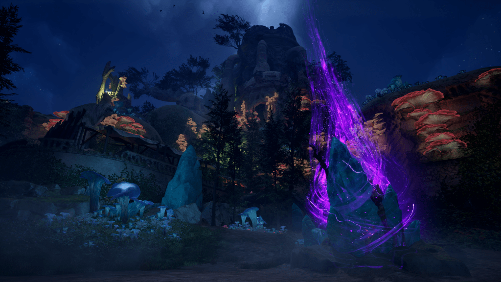 Adra crystal formations in Avowed