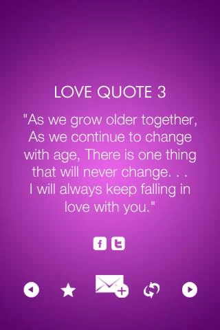 Love and Romance Quotes Screenshot 1