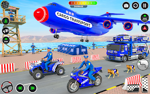 Police Cargo Transport Games Ekran Görüntüsü 1