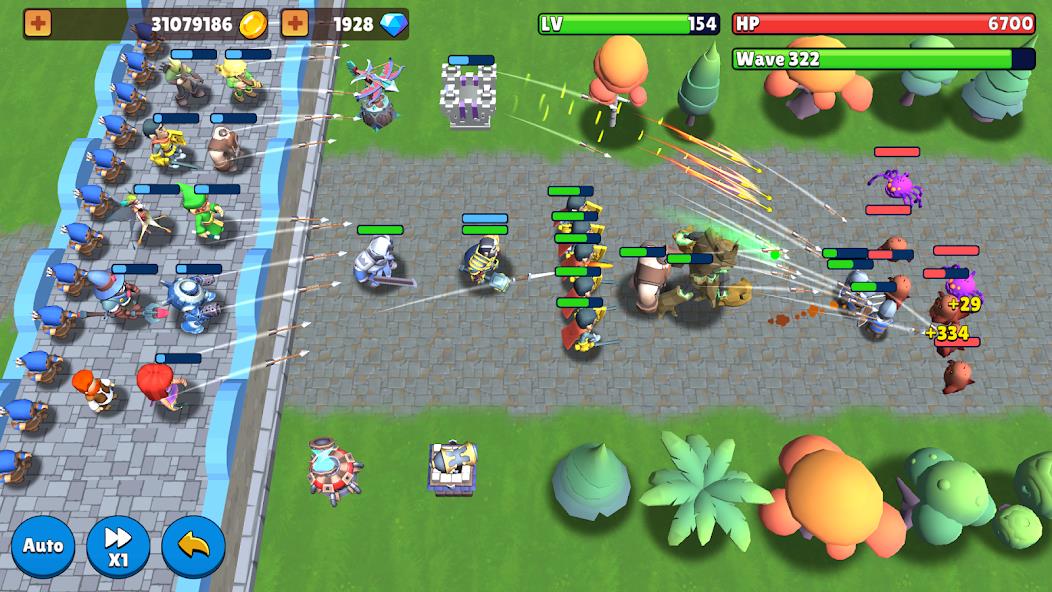 Wall Castle: Tower Defense TD Mod スクリーンショット 0