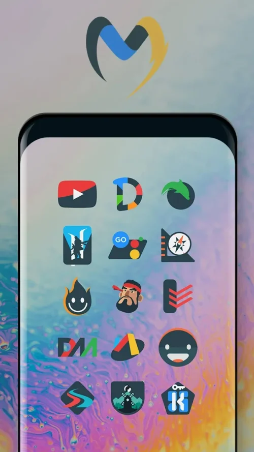 Material UI Dark Icon Pack Captura de tela 2