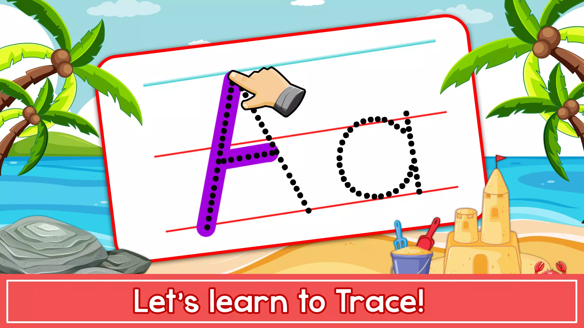 ABC Tracing Kids Learning Game Captura de tela 0