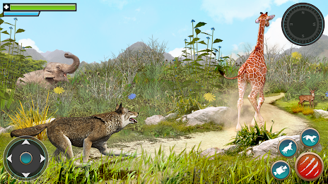 Wild Wolf Games: Animal Sim 3D Captura de pantalla 0