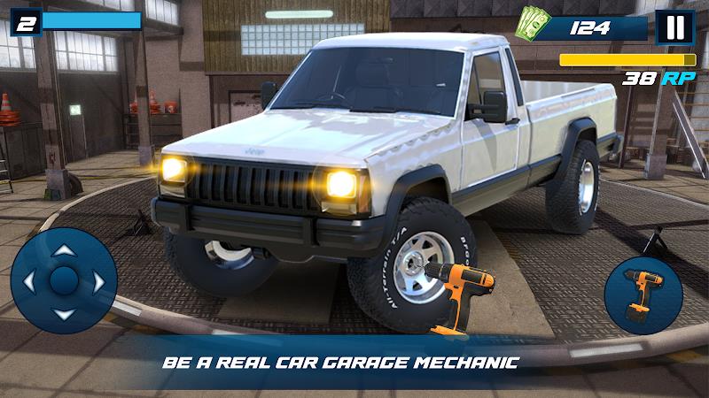 Tire Shop Car Mechanic Game 3d Captura de pantalla 3