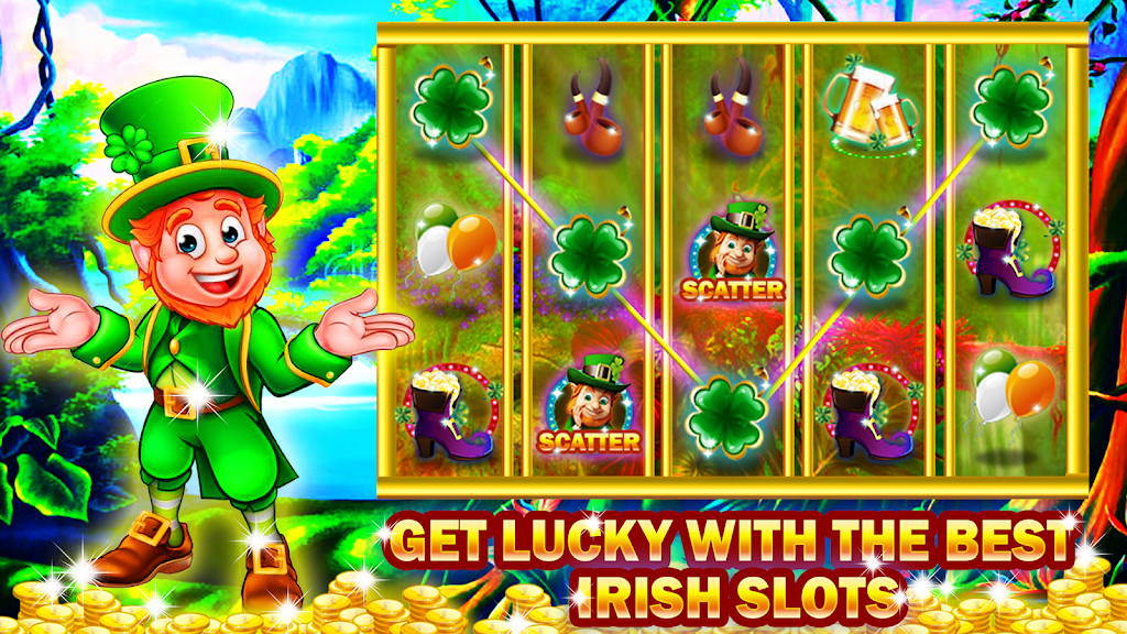 Gold Irish Slots Machines Tangkapan skrin 0