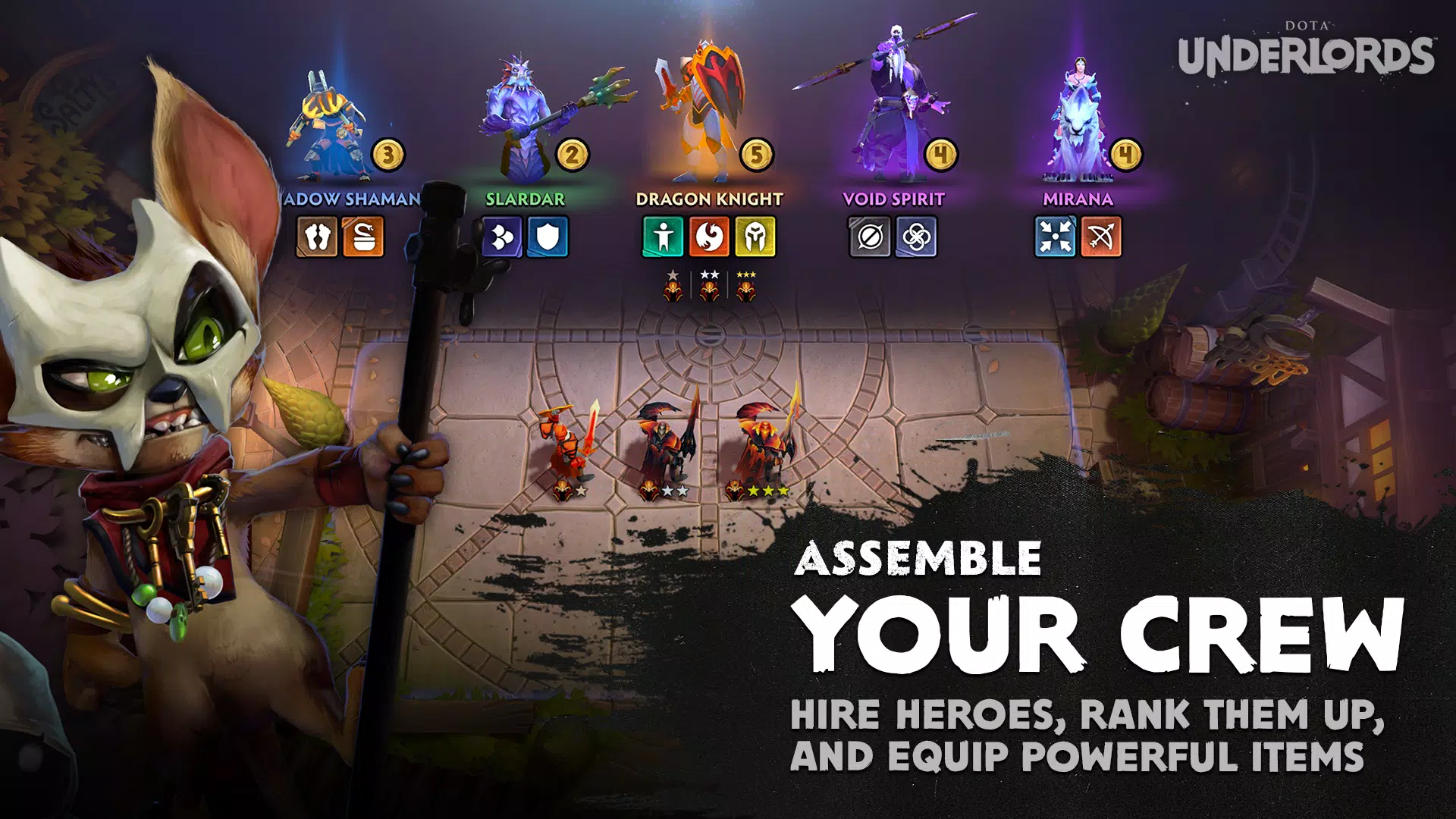 Dota Underlords 스크린샷 1