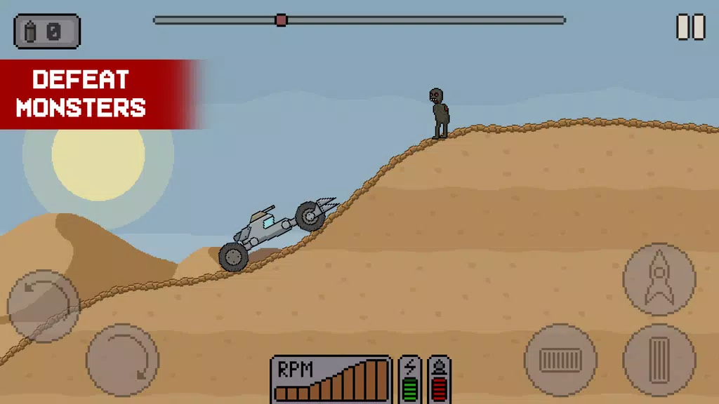 Death Rover: Space Zombie Race スクリーンショット 1