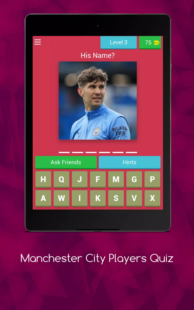 Manchester City Player's Quiz Captura de tela 3
