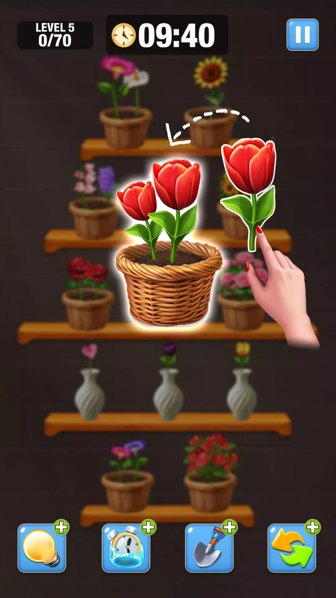 Blossom Match-Flower Sort Game स्क्रीनशॉट 1