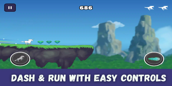 Unicorn Dash : Horse Attack Скриншот 1