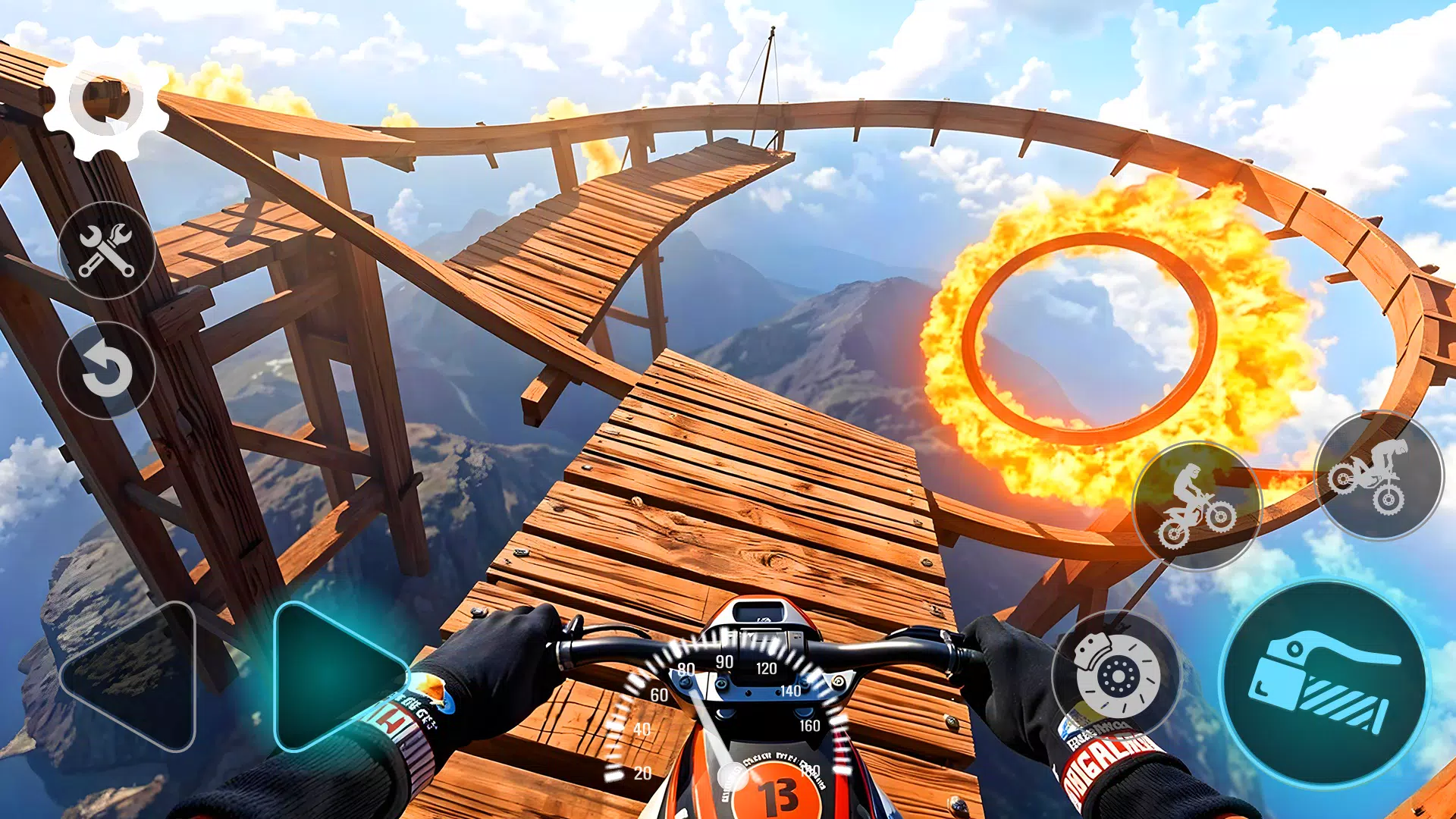 Stunt Bike Racing Challenge 3D Tangkapan skrin 0