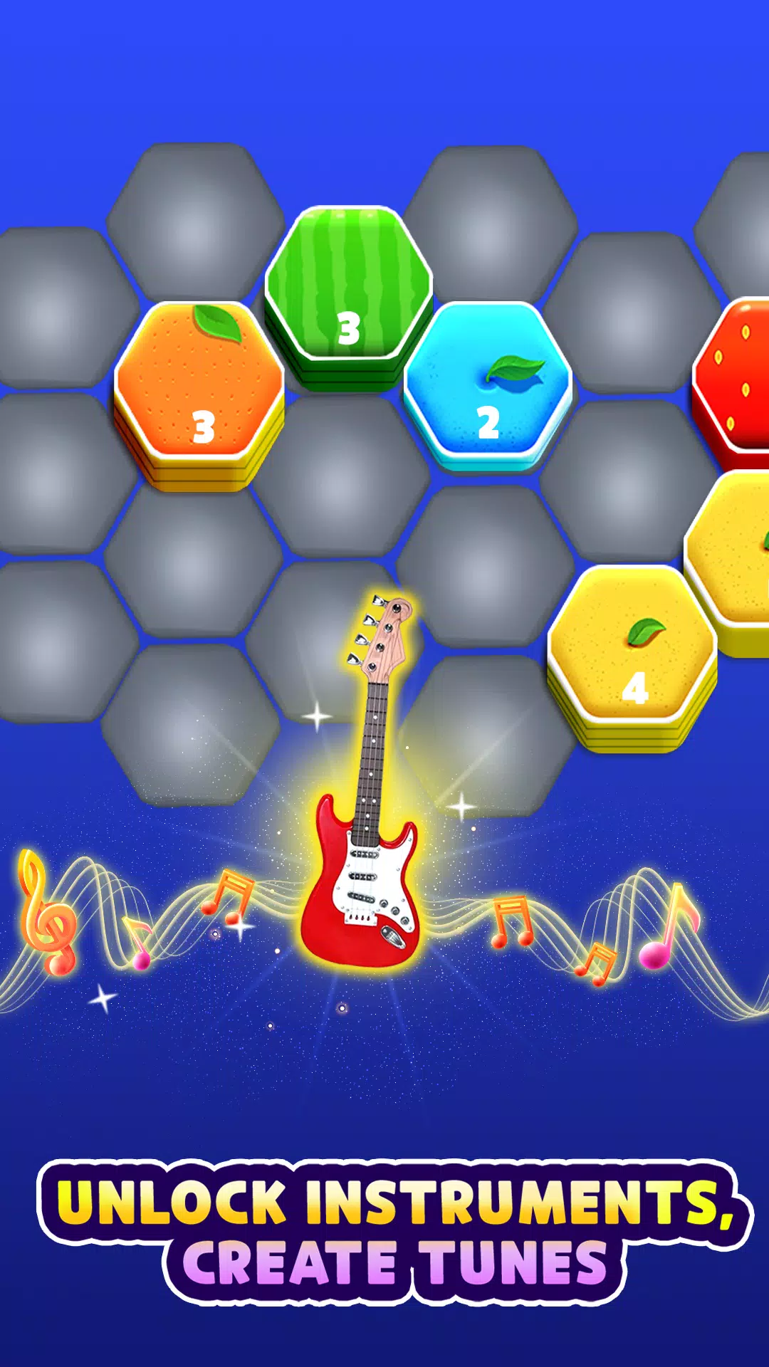 Hexa Music - Color Puzzle ภาพหน้าจอ 1