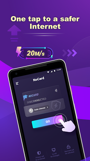 NoCard VPN - No Card Needed Captura de pantalla 0