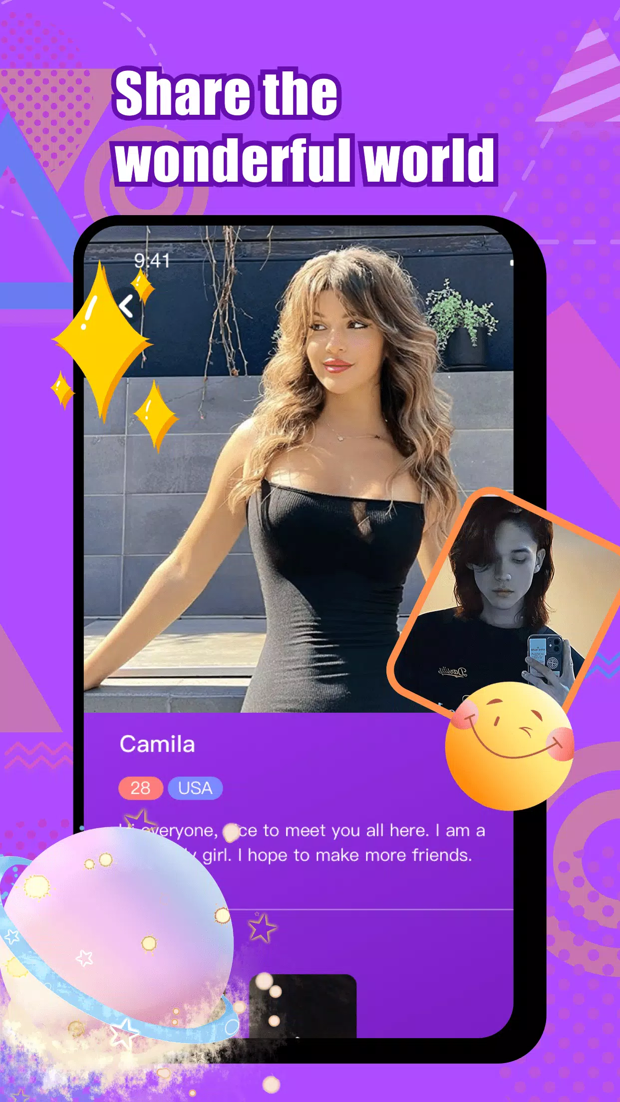 Wonk - live video chat Screenshot 2