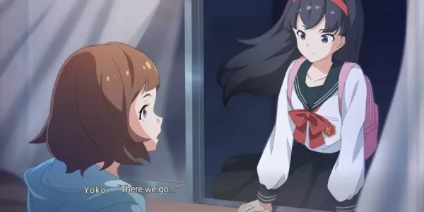 Een foto van vier mensen op een boot in een typisch animeske stijl.