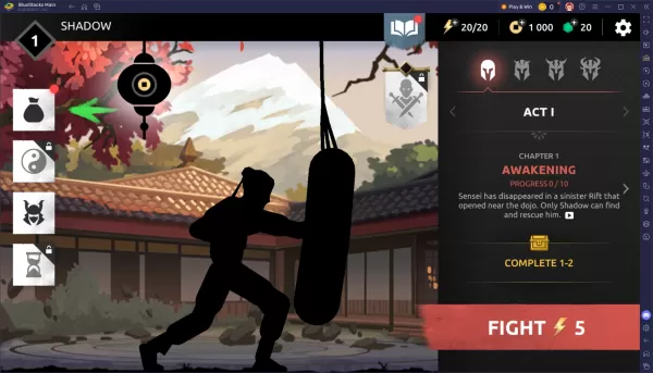 Shades Shadow Fight Roguelike Gameplay Screenshot