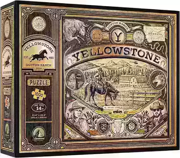 theory11 Yellowstone 1000-Piece Puzzle