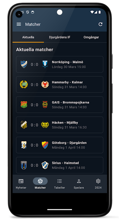 Allsvenskan 2024 Captura de tela 3