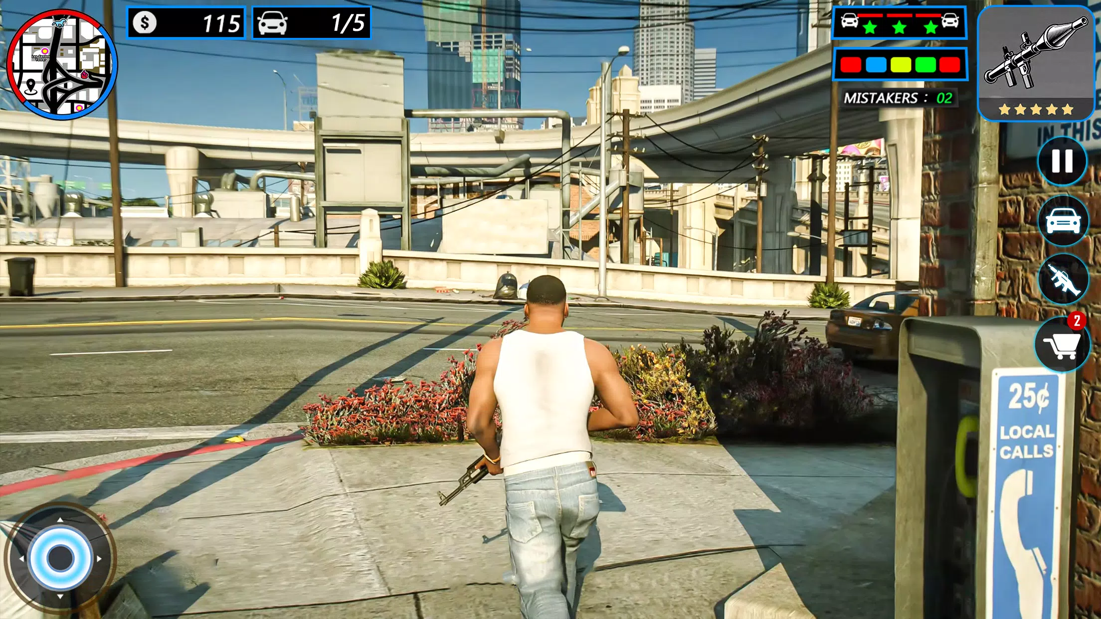 Gangster City Vegas Crime Game 스크린샷 0