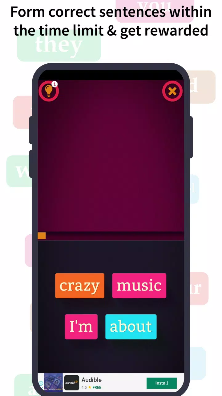 Learn English Sentence Master Captura de tela 3