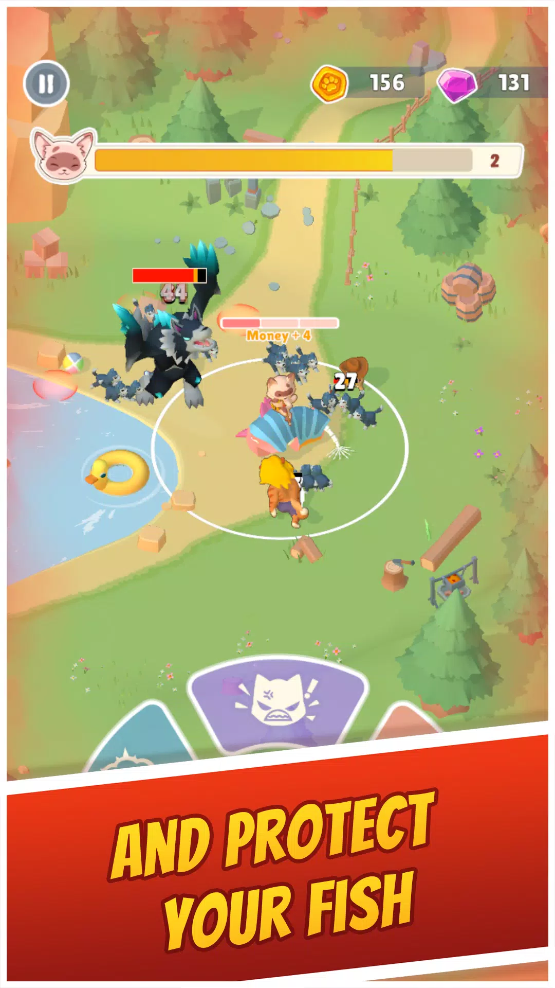 Cat Hero: Idle Tower Defense スクリーンショット 0