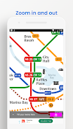 Singapore MRT Metro Map ဖန်သားပြင်ဓာတ်ပုံ 2