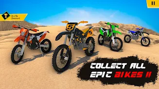 Dirt Bike Stunt Games ဖန်သားပြင်ဓာတ်ပုံ 0