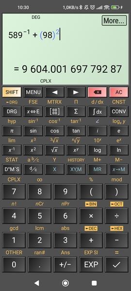 HiPER Scientific Calculator應用截圖第1張