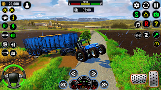 Tractor Simulator Cargo Games स्क्रीनशॉट 1