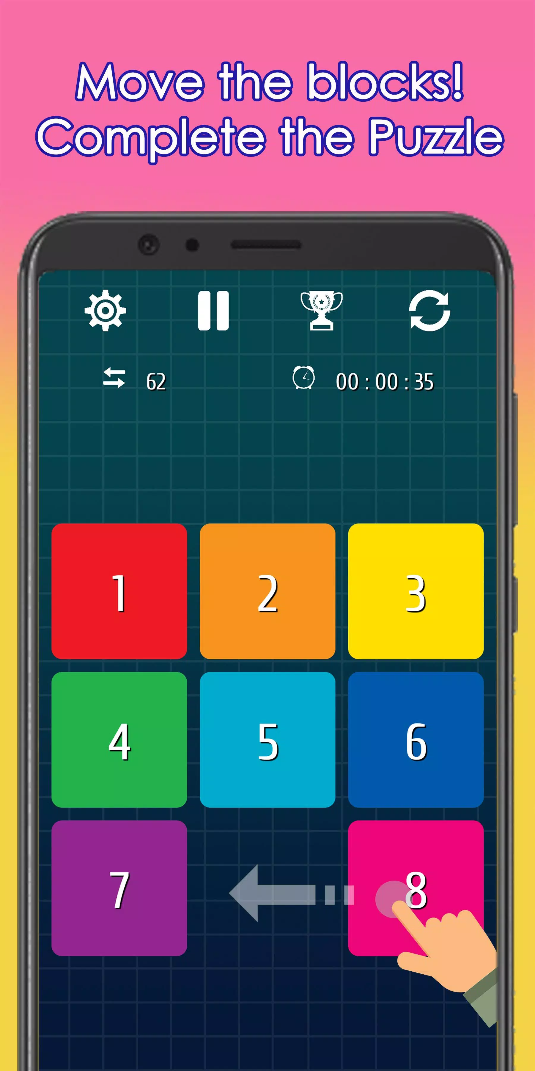 15 Puzzle -Fifteen Puzzle Game 스크린샷 0