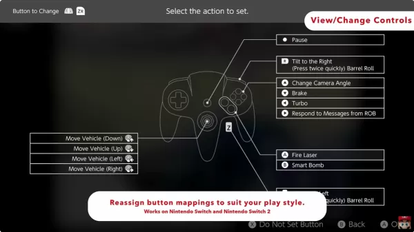 Controller customization screen