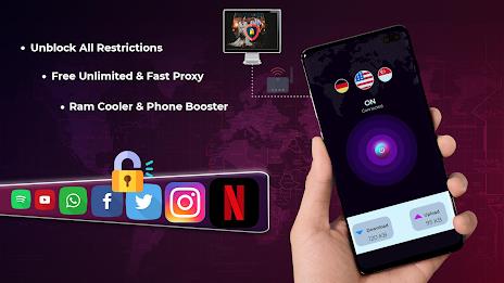 Neu VPN - Fast Proxy VPN Captura de pantalla 2