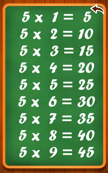 Learn multiplication table Screenshot 2