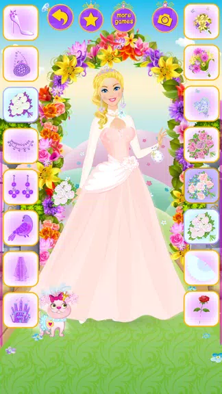 Schermata Princess Wedding Dress Up Game 1