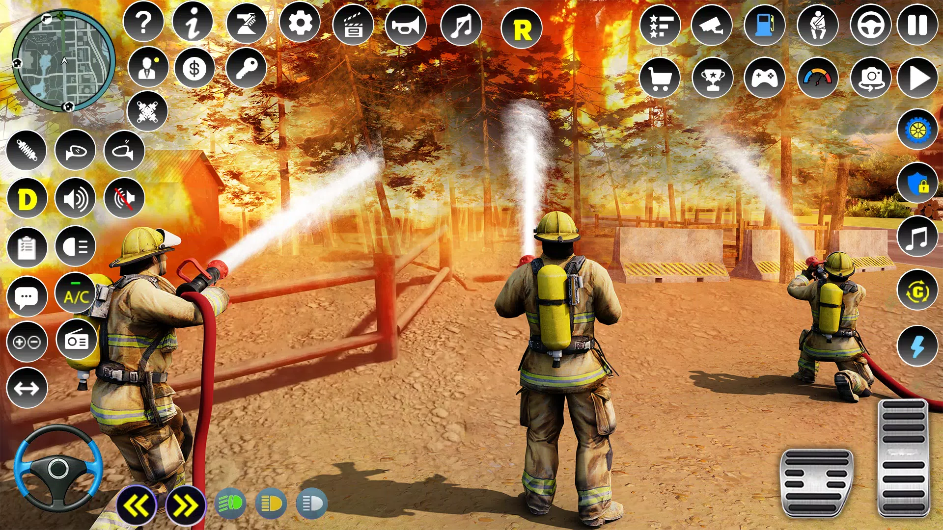 Firefighter :Fire Brigade Game Tangkapan skrin 2