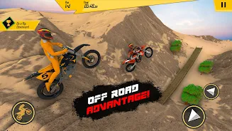 Dirt Bike Stunt Games ဖန်သားပြင်ဓာတ်ပုံ 1