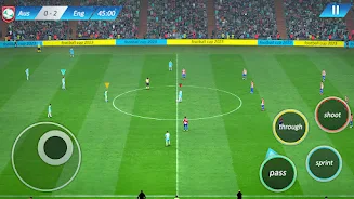 Football Soccer League Game 3D Captura de tela 0