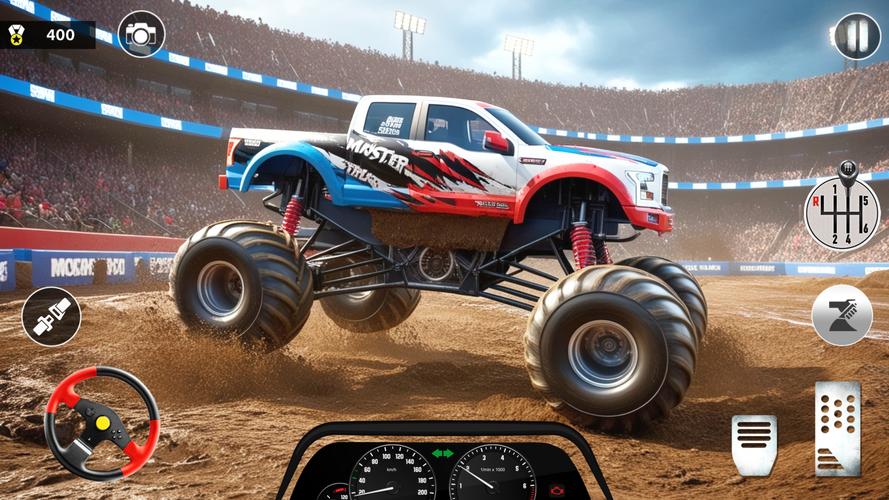 Monster Truck Racing Game 3D Captura de pantalla 2