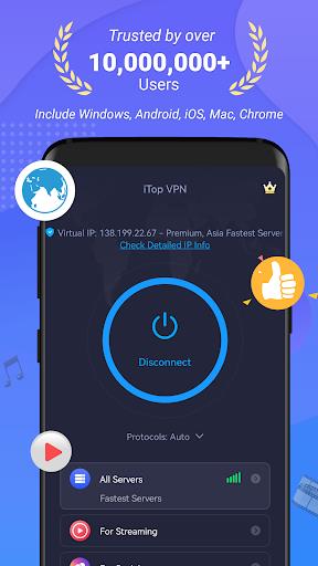 iTop VPN: Proxy & Game Booster Captura de tela 2